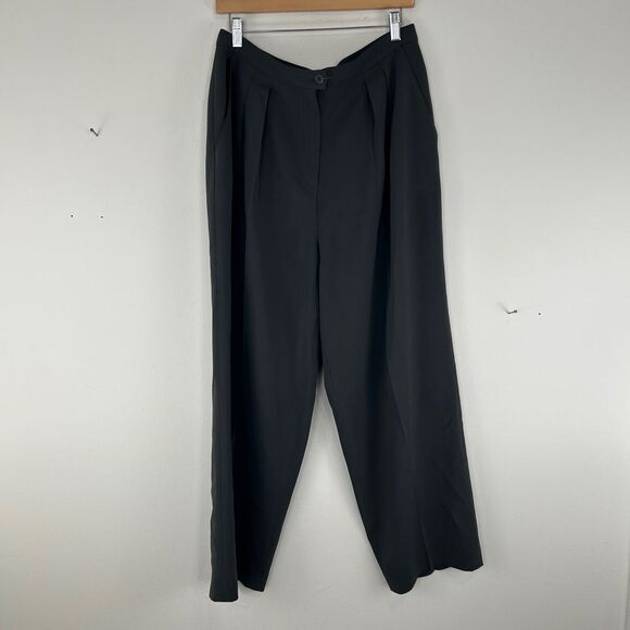 Vintage Jones New York Dark Green Tapered Work Trousers Slacks - Picture 4 of 8
